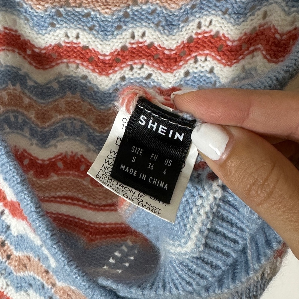 SHEIN Multicolor Knit Top - Picture 3 of 3